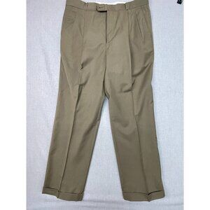 Daniel Gray SK Famous Brands 1967 Men's 36 Olive Green Formal Casual Dress Pants